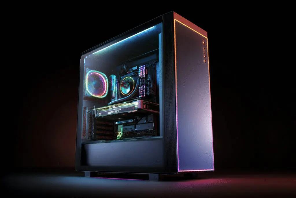 A powerful engine-like computer illustrating how to build a PC gaming rig A powerful engine-like computer illustrating how to build a PC gaming rig