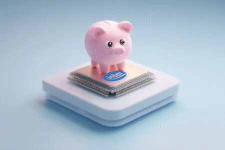 A CPU with a piggy bank icon above it analyzing is Intel Core i3 good for gaming