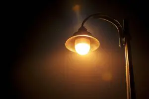 A bright light source with a soft ethereal glow around it explaining what is Bloom in games