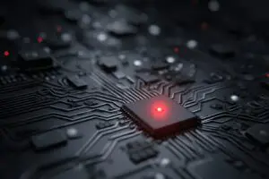 A dark motherboard with a single blinking red light a symptom for how to tell if a motherboard is dead