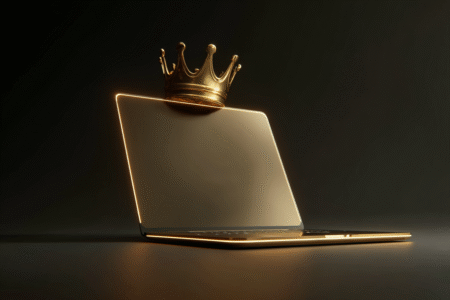 A gaming laptop wearing a crown on a pedestal a guide for what is the best gaming laptop