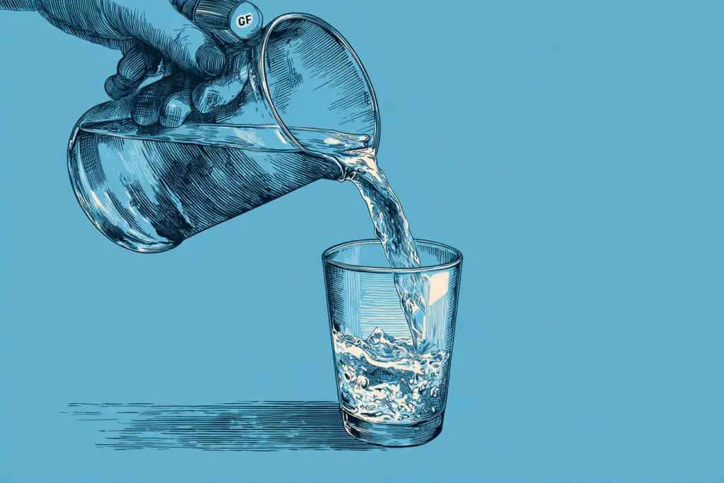 A hand refilling a glass of water a metaphor for the FAQ on how to refresh a graphics card A hand refilling a glass of water a metaphor for the FAQ on how to refresh a graphics card