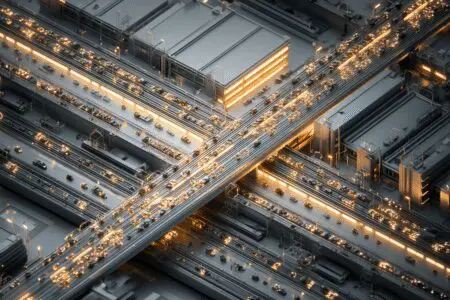 A highway feeding a factory smoothly illustrating does RAM affect FPS