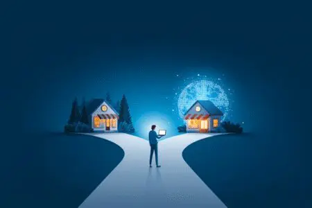 A person choosing between a local store and an online marketplace a guide for where to sell my gaming PC