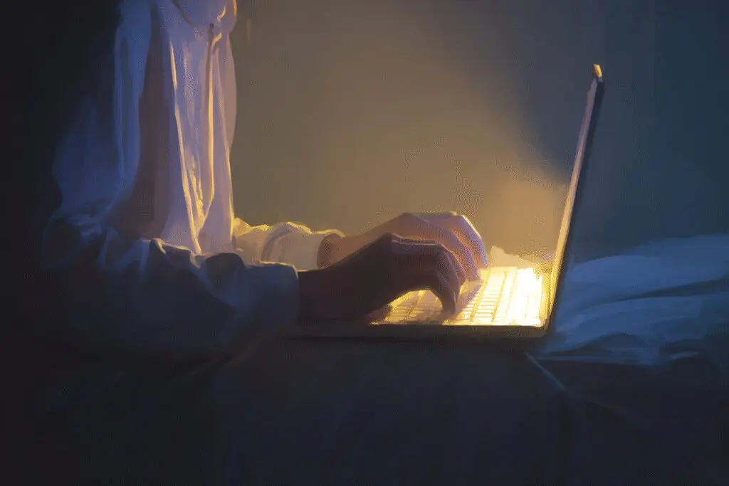 A person playing a simple game on a thin laptop illustrating the answer to the FAQ is integrated graphics good for gaming A person playing a simple game on a thin laptop illustrating the answer to the FAQ is integrated graphics good for gaming