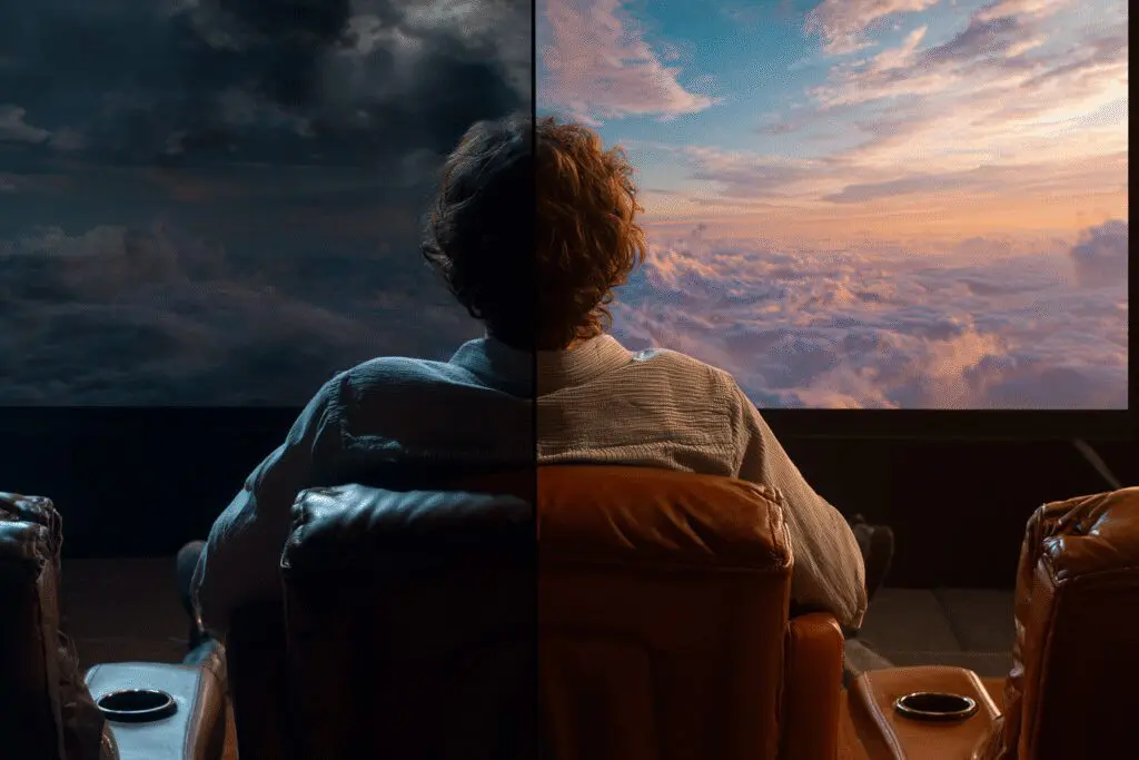 A person upgrading from a bad seat to a luxury one illustrating the FAQ on how to improve your gaming experience A person upgrading from a bad seat to a luxury one illustrating the FAQ on how to improve your gaming experience