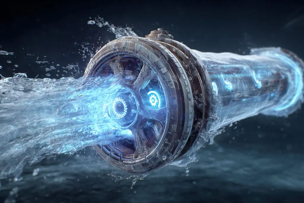 A powerful flow of water spinning a wheel in a pipe a metaphor for the FAQ on how many amps does a gaming PC use A powerful flow of water spinning a wheel in a pipe a metaphor for the FAQ on how many amps does a gaming PC use