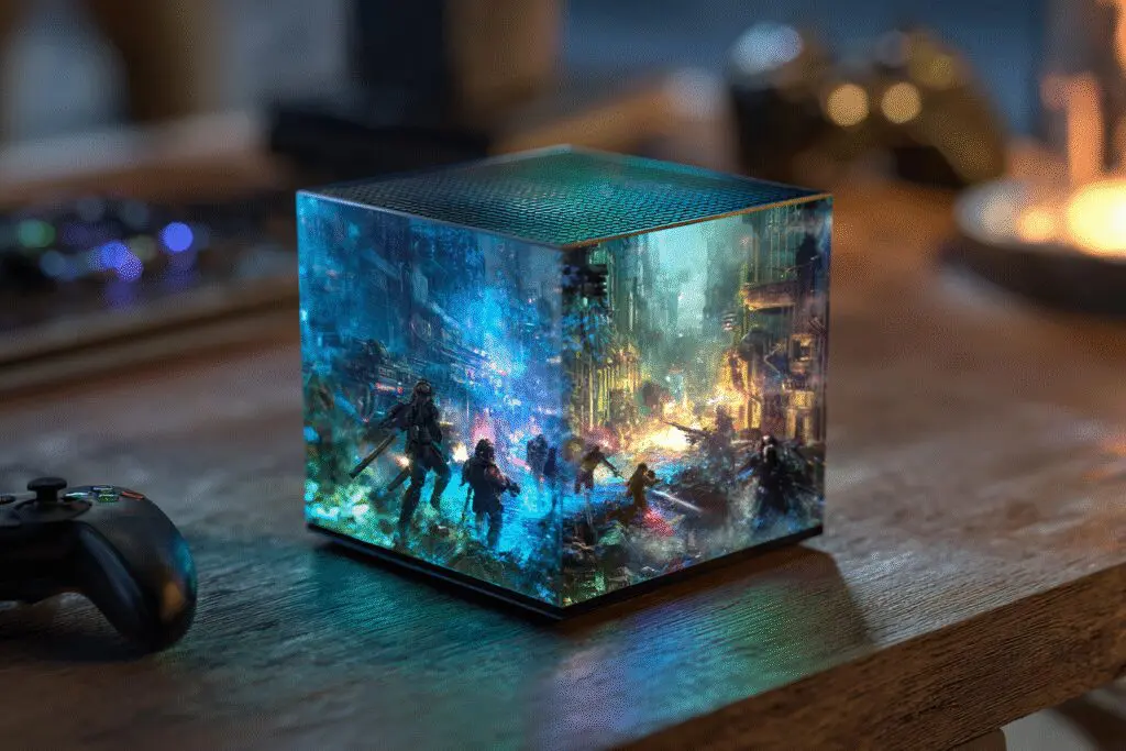 A tiny PC projecting a massive game hologram answering are mini PCs good for gaming
