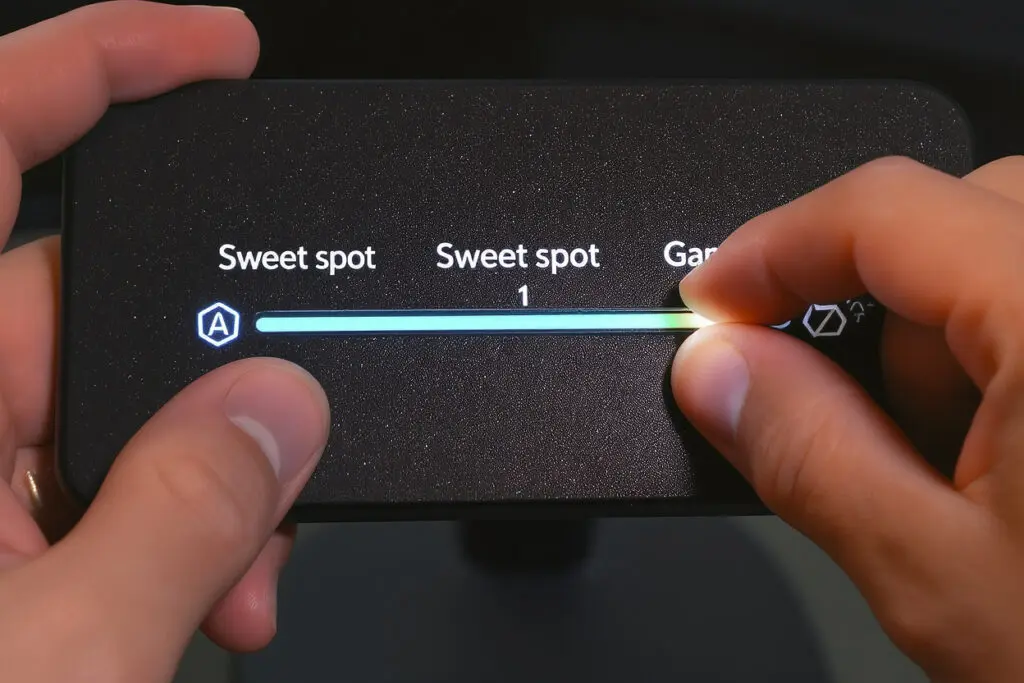 a hand adjusting a monitor refresh rate slider to a sweet spot illustrating what is the best hz for gaming a hand adjusting a monitor refresh rate slider to a sweet spot illustrating what is the best hz for gaming