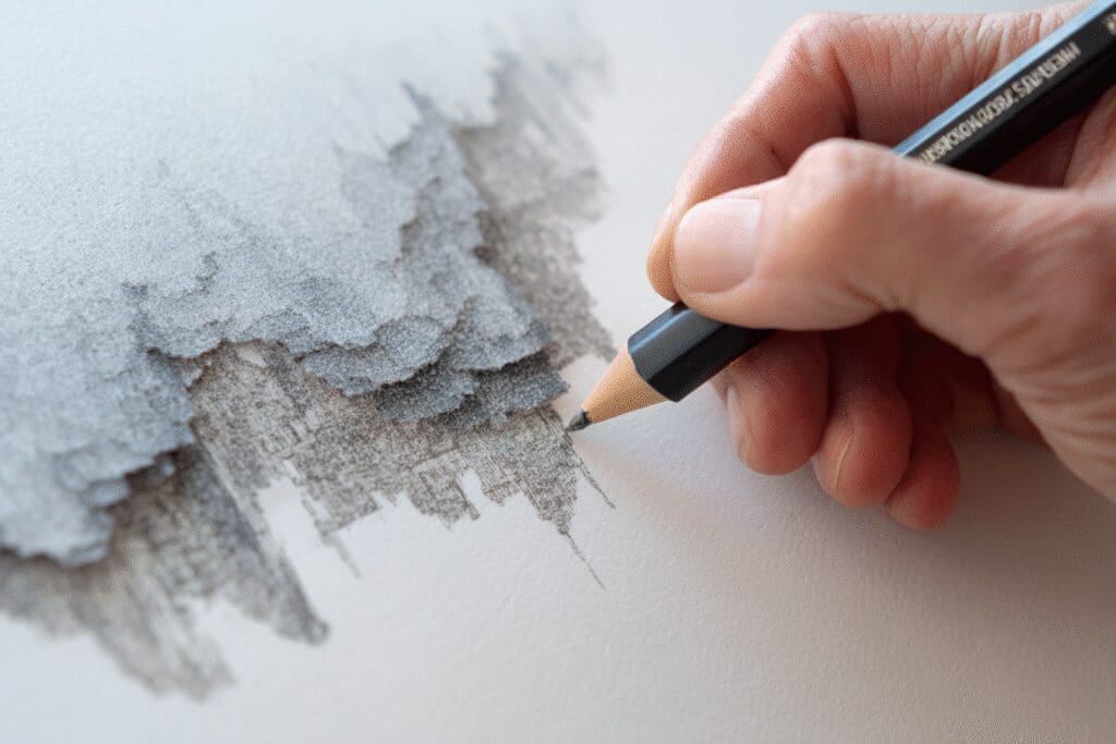 A hand sanding a pixelated line smooth answering the FAQ on what is anti-aliasing in games