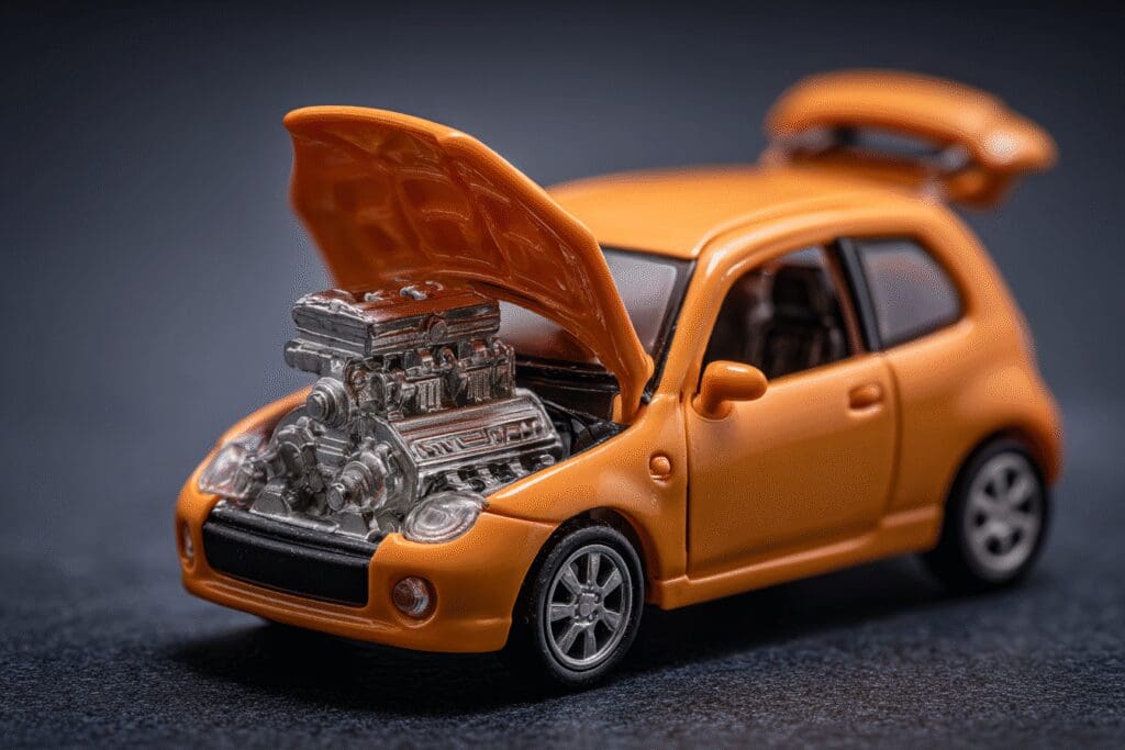 A small car with a massive engine a metaphor for the FAQ on what is the best cheap PC for gaming