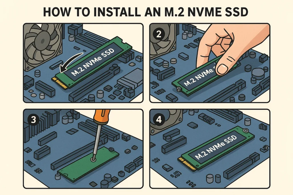 how to install an m2 nvme ssd